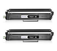 SINOPRINT TN-247 Black Toner Cartridge Compatible for Brother TN247 TN243BK TN-243BK TN247BK Toner for DCP-L3550CDW Toner DCP-L3510CDW HL-L3210CW HL-L3230CDW MFC-L3710CW MFC-L3770CDW (2 Black)