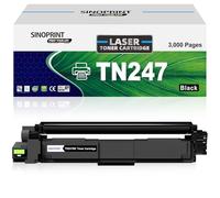 SINOPRINT TN247 Black Toner Cartridge Compatible for Brother TN-247 TN243BK | TN247BK Compatible for Brother DCP-L3550CDW MFC-L3750CDW MFC-L3770CDW HL-L3210CW HL-L3270CDW HL-L3230CDW