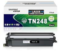 SINOPRINT TN248 Toner Cartridges Compatible with Brother TN248 TN248XL TN248BK for Brother MFC-L3760CDW DCP-L3555CDW HL-L3220CWE DCP-L3520CDWE MFC-L8390CDW DCP-L3520CDW DCP-L3560CDW, 1 Black