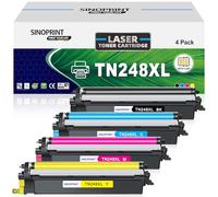 SINOPRINT TN248XL Toner Compatible for Brother TN-248XL TN248CMYK TN248