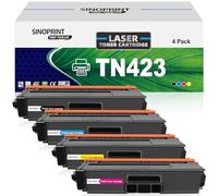SINOPRINT TN423 Toner Cartridges Compatible for Brother TN-423 TN-421 TN423 | Compatible for Brother MFC-L8690CDW Toner HL-L8260CDW HL-L8360CDW MFC-L8900CDW DCP-L8410CDW DCP-L8410CDN MFCL8690CDW(4-Pack)