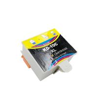 SINOSCOGO 10 XL 10XL 10XLBK 10XLC Black Inkjet Ink Cartridge Compatible With Printer Supplies ESP 3 5 7 9 3250(Kodak-KD10XLC)