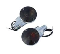 SINOSCOGO Motorcycle Front Turn Light Compatible With Touring Electra Road King Heritage Softail FLSTC 01 17(Smoke)