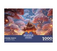 Sinoshow_24085_3d_cartoon_a_magical_forest_with_purple_trees_an_2253ffe7-b392-41ec-92eb-4ac322ca3f8a_4 1000 Pieces Puzzles Impossible Hard Difficult Jigsaw Puzzle, Vibrant Imagery, Fam