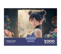 Sinoshow_24085_3d_cartoon_game_scene_a_beautiful_chinese_girl_w_22489181-db3e-4ab2-9e3b-38cd58f34e2d_4 1000 Pieces Puzzles Impossible Hard Difficult Jigsaw Puzzle, Unique Challenging Educational Toys