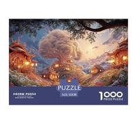 Sinoshow_24085_3d_cartoon_illustration_fantasy_fairy_tale_world_a84b8676-df3e-45e1-af25-7ca22b76c4a2_3 1000 Pieces Puzzles Impossible Hard Difficult Jigsaw Puzzle, Vibrant Imagery, Bir