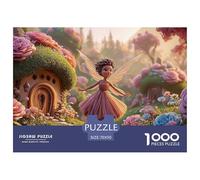 Sinoshow_24085_3d_cgi-style_cartoon_fairy_with_a_pink_rose_dres_a14f2f52-caf7-40dc-8e59-4ef597506f5b_1 1000 Pieces Puzzles Impossible Hard Difficult Jigsaw Puzzle, Vibrant Imagery, Bir
