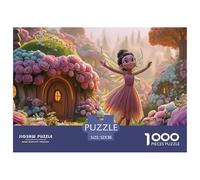 Sinoshow_24085_3d_cgi-style_cartoon_fairy_with_a_pink_rose_dres_a14f2f52-caf7-40dc-8e59-4ef597506f5b_2 1000 Pieces Puzzles Impossible Hard Difficult Puzzle Game, Vibrant Imagery, Famil