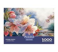 Sinoshow_24085_3d_cherry_blossoms_with_water_droplets_diamond_p_8eb1d2dd-aa66-40c8-8edb-bbc8dca37d39_1 1000 Pieces Puzzles Impossible Hard Difficult Jigsaw Puzzle, Stress Releasing Family Game, Birth