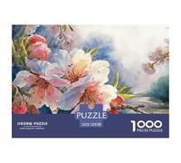 Sinoshow_24085_3d_cherry_blossoms_with_water_droplets_diamond_p_8eb1d2dd-aa66-40c8-8edb-bbc8dca37d39_1 1000 Pieces Jigsaw Fun Challenging & Brainteasing Jigsaw Puzzle, Vibrant Imagery