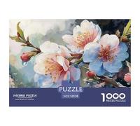 Sinoshow_24085_3d_cherry_blossoms_with_water_droplets_diamond_p_8eb1d2dd-aa66-40c8-8edb-bbc8dca37d39_3 1000 Pieces Jigsaw Fun Challenging & Brainteasing Jigsaw Puzzle, Vibrant Imagery