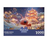 Sinoshow_24085_3d_cute_ant_under_a_leaf_in_the_rain_chibi_style_16ff8e95-00e8-4752-8e75-5d7fa7f18093_3 1000 Pieces Jigsaw Fun Challenging & Brainteasing Jigsaw Puzzle, Stress Releasing Family Game, F