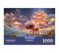Sinoshow_24085_3d_cute_ant_under_a_leaf_in_the_rain_chibi_style_16ff8e95-00e8-4752-8e75-5d7fa7f18093_3 1000 Pieces Puzzles Challenging And Educational Jigsaw Puzzle, Unique Challenging Educational To