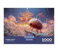 Sinoshow_24085_3d_cute_ant_under_a_leaf_in_the_rain_chibi_style_16ff8e95-00e8-4752-8e75-5d7fa7f18093_2 1000 Pieces Puzzles Impossible Hard Difficult Puzzle Game, Unique Challenging Educational Toys,
