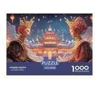 Sinoshow_24085_3d_illustration_of_the_king_and_queen_on_playing_890a8d4e-c3f3-472f-a8fe-1787e98f2a29_3 1000 Pieces Puzzles Impossible Hard Difficult Jigsaw Puzzle, Unique Challenging Educational Toys