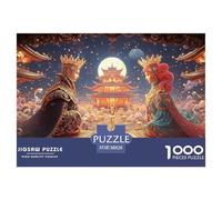 Sinoshow_24085_3d_illustration_of_the_king_and_queen_on_playing_890a8d4e-c3f3-472f-a8fe-1787e98f2a29_2 1000 Pieces Puzzles Impossible Hard Difficult Puzzle Game, Vibrant Imagery, Birth