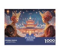 Sinoshow_24085_3d_illustration_of_the_king_and_queen_on_playing_890a8d4e-c3f3-472f-a8fe-1787e98f2a29_3 1000 Pieces Jigsaw Fun Challenging & Brainteasing Jigsaw Puzzle, Unique Challenging Educational