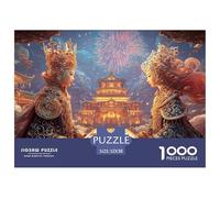 Sinoshow_24085_3d_illustration_of_the_king_and_queen_on_playing_890a8d4e-c3f3-472f-a8fe-1787e98f2a29_1 1000 Pieces Jigsaw Fun Challenging & Brainteasing Jigsaw Puzzle, Stress Releasing Family Game, B