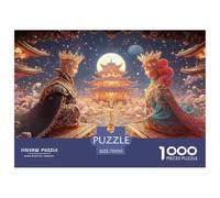 Sinoshow_24085_3d_illustration_of_the_king_and_queen_on_playing_890a8d4e-c3f3-472f-a8fe-1787e98f2a29_2 1000 Pieces Jigsaw Fun Challenging & Brainteasing Jigsaw Puzzle, Stress Releasing Family Game, B