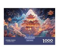 Sinoshow_24085_3d_japanese_cloud_waterfall_temple_on_top_of_blu_9df18c3d-6d4c-4d90-91e8-89c4a88f6422_4 1000 Pieces Puzzles Impossible Hard Difficult Jigsaw Puzzle, Stress Releasing Family Game, Famil