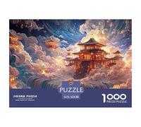 Sinoshow_24085_3d_japanese_cloud_waterfall_temple_on_top_of_blu_9df18c3d-6d4c-4d90-91e8-89c4a88f6422_2 1000 Pieces Jigsaw Fun Challenging & Brainteasing Puzzle Game, Stress Releasing Family Game, Fam