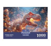 Sinoshow_24085_3d_render_of_a_cybernetic_t-rex_dinosaur_with_im_8fa8c27c-ccc2-4702-97ca-39f446d7437f_1 1000 Pieces Jigsaw Fun Challenging & Brainteasing Jigsaw Puzzle, Vibrant Imagery