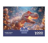 Sinoshow_24085_3d_render_of_a_cybernetic_t-rex_dinosaur_with_im_8fa8c27c-ccc2-4702-97ca-39f446d7437f_1 1000 Pieces Puzzles Impossible Hard Difficult Jigsaw Puzzle, Unique Challenging Educational Toys