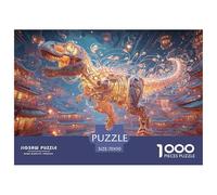 Sinoshow_24085_3d_render_of_a_cybernetic_t-rex_dinosaur_with_im_8fa8c27c-ccc2-4702-97ca-39f446d7437f_3 1000 Pieces Jigsaw Fun Challenging & Brainteasing Jigsaw Puzzle, Unique Challenging Educational