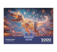 Sinoshow_24085_3d_render_of_a_cybernetic_t-rex_dinosaur_with_im_8fa8c27c-ccc2-4702-97ca-39f446d7437f_3 1000 Pieces Puzzles Impossible Hard Difficult Jigsaw Puzzle, Vibrant Imagery, Fam