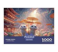 Sinoshow_24085_3d_render_of_cute_white_kittens_holding_lotus_le_b5b9bfd5-5bd1-4210-b3db-f6c9650d91c0_2 1000 Pieces Puzzles Impossible Hard Difficult Puzzle Game, Stress Releasing Family Game, Birthda