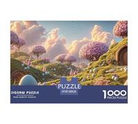 Sinoshow_24085_3d_rendering_c4d_blender_spring_flowers_in_the_g_b41707cc-4b92-4d1f-914d-1f0936afd1af_2 1000 Pieces Puzzles Impossible Hard Difficult Jigsaw Puzzle, Unique Challenging Educational Toys