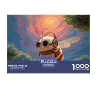 Sinoshow_24085_3d_rendering_c4d_cartoon-style_version_cute_bee__0ae1530d-7139-4bfb-863c-8d11f93fa978_3 1000 Pieces Jigsaw Fun Challenging & Brainteasing Jigsaw Puzzle, Stress Releasing Family Game, F
