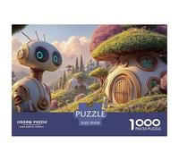 Sinoshow_24085_3d_rendering_of_an_ai_robot_with_cat_head_in_the_043d0919-62bc-4475-9d26-4c2f3cf028e2_2 1000 Pieces Puzzles Impossible Hard Difficult Puzzle Game, Vibrant Imagery, Famil