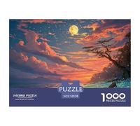 Sinoshow_24085_a_beach_covered_with_blue_glowing_diamonds_white_dfa4e1f9-db50-48c4-89bb-b10696f60a49_4 1000 Pieces Jigsaw Fun Challenging & Brainteasing Puzzle Game, Unique Challenging Educational To