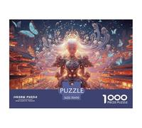 Sinoshow_24085_a_beautiful_silver-haired_girl_in_futuristic_rob_ba6ff362-7bf0-4417-8086-d63e44a6a1b1_1 1000 Pieces Jigsaw Fun Challenging & Brainteasing Jigsaw Puzzle, Stress Releasing Family Game, B