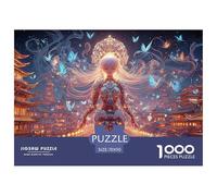 Sinoshow_24085_a_beautiful_silver-haired_girl_in_futuristic_rob_ba6ff362-7bf0-4417-8086-d63e44a6a1b1_3 1000 Pieces Jigsaw Fun Challenging & Brainteasing Puzzle Game, Stress Releasing Family Game, Fam