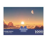 Sinoshow_24085_a_beautiful_sunrise_over_the_clouds_with_the_sun_352442d2-5f2f-4ba0-a07a-0abff919623f_3 1000 Pieces Puzzles Impossible Hard Difficult Jigsaw Puzzle, Unique Challenging Educational Toys