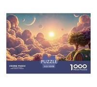 Sinoshow_24085_a_beautiful_sunrise_over_the_clouds_with_the_sun_b21d66bc-28a5-44a3-af2c-319eeafebc71_4 1000 Pieces Jigsaw Fun Challenging & Brainteasing Jigsaw Puzzle, Vibrant Imagery