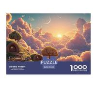 Sinoshow_24085_a_beautiful_sunrise_over_the_clouds_with_the_sun_b21d66bc-28a5-44a3-af2c-319eeafebc71_2 1000 Pieces Jigsaw Fun Challenging & Brainteasing Puzzle Game, Vibrant Imagery, B