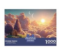 Sinoshow_24085_a_beautiful_sunrise_over_the_clouds_with_the_sun_b21d66bc-28a5-44a3-af2c-319eeafebc71_1 1000 Pieces Puzzles Impossible Hard Difficult Jigsaw Puzzle, Vibrant Imagery, Bir