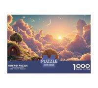 Sinoshow_24085_a_beautiful_sunrise_over_the_clouds_with_the_sun_b21d66bc-28a5-44a3-af2c-319eeafebc71_2 1000 Pieces Puzzles Impossible Hard Difficult Jigsaw Puzzle, Unique Challenging Educational Toys