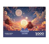 Sinoshow_24085_a_beautiful_sunrise_over_the_clouds_with_the_sun_d892ca29-dc45-4604-821a-edc5948f2631_1 1000 Pieces Jigsaw Fun Challenging & Brainteasing Puzzle Game, Vibrant Imagery, B