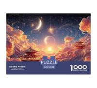 Sinoshow_24085_a_beautiful_sunrise_over_the_clouds_with_the_sun_d892ca29-dc45-4604-821a-edc5948f2631_4 1000 Pieces Jigsaw Fun Challenging & Brainteasing Puzzle Game, Unique Challenging Educational To