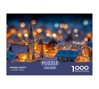 Sinoshow_24085_a_beautiful_town_in_the_snow_with_warm_lights_il_05b651e2-d4a4-4ef9-b31f-0aac5800d27c_3 1000 Pieces Puzzles Challenging And Educational Jigsaw Puzzle, Unique Challenging Educational To
