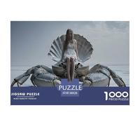 Sinoshow_24085_a_beautiful_woman_sitting_on_top_of_an_enormous__fb2ba84e-ea98-4e41-b2e7-8b762c62c9b7_4 1000 Pieces Jigsaw Fun Challenging & Brainteasing Puzzle Game, Vibrant Imagery, F