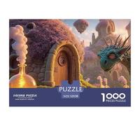 Sinoshow_24085_a_brass_lamp_with_smoke_coming_out_of_it_the_fla_60dd0426-a3bb-483e-bfd9-e26802bd89d9_1 1000 Pieces Puzzles Impossible Hard Difficult Puzzle Game, Unique Challenging Educational Toys,