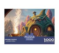 Sinoshow_24085_a_brass_lamp_with_smoke_coming_out_of_it_the_fla_60dd0426-a3bb-483e-bfd9-e26802bd89d9_4 1000 Pieces Jigsaw Fun Challenging & Brainteasing Puzzle Game, Stress Releasing Family Game, Fam