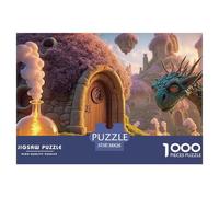 Sinoshow_24085_a_brass_lamp_with_smoke_coming_out_of_it_the_fla_60dd0426-a3bb-483e-bfd9-e26802bd89d9_1 1000 Pieces Jigsaw Fun Challenging & Brainteasing Puzzle Game, Stress Releasing Family Game, Fam