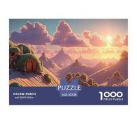 Sinoshow_24085_a_breathtaking_desert_landscape_at_sunset_with_r_2f575cc2-ed37-4a1d-837c-5f0ee707457b_1 1000 Pieces Puzzles Impossible Hard Difficult Jigsaw Puzzle, Unique Challenging Educational Toys