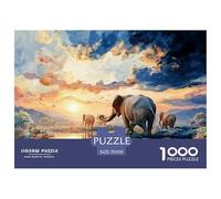 Sinoshow_24085_a_breathtaking_sunset_over_an_african_savannah_w_64c0efde-dc89-4c0b-a9db-4858216ebc87_1 1000 Pieces Puzzles Impossible Hard Difficult Puzzle Game, Stress Releasing Family Game, Family